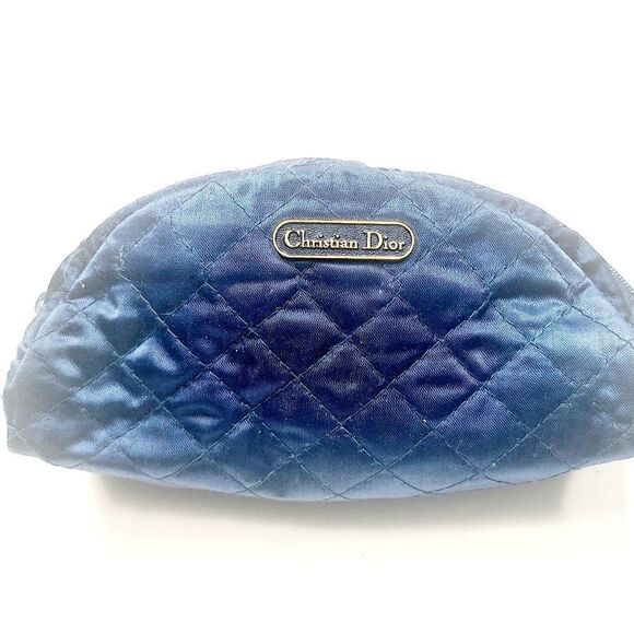 Christian Dioe Canvas Cosmetic Bag - Picture 1 of 5